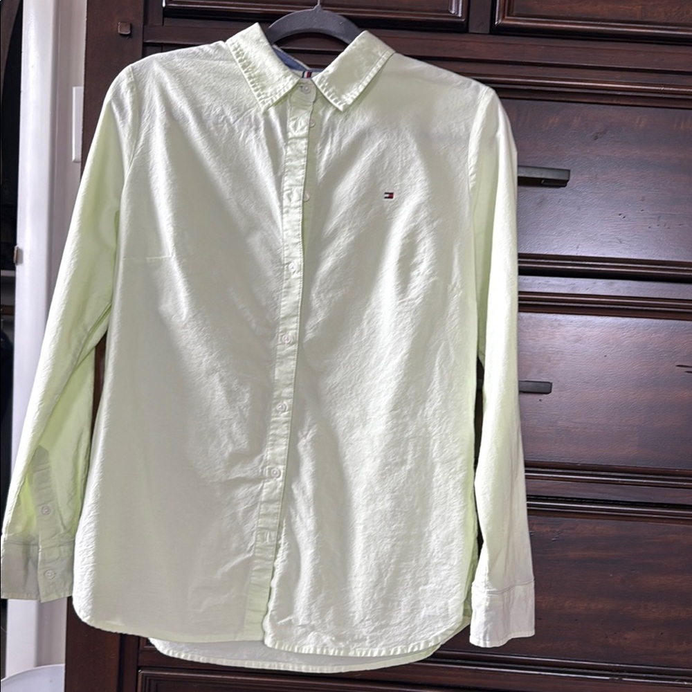 Tommy Hilfiger Women’s Light Green Shirt